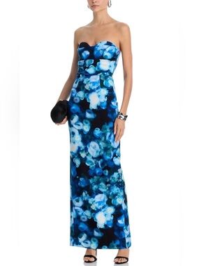 NWT Black Halo Leonora Gown